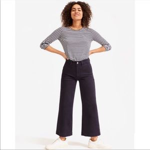Everlane Navy Cropped Pants